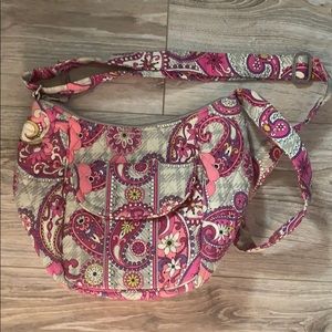 Vera Bradley Paisley Meets Plaid Crossbody Purse